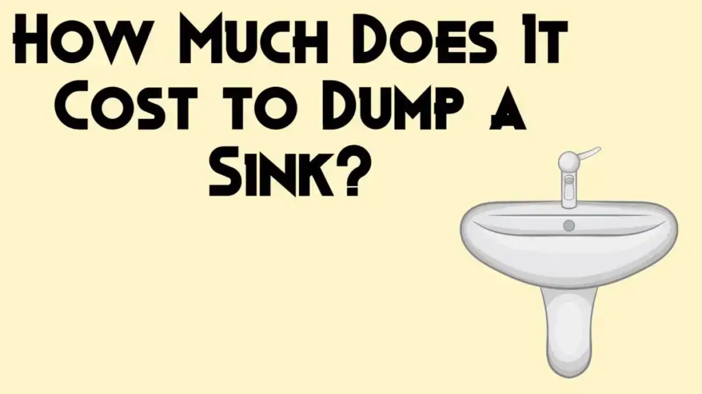 Dump a sink