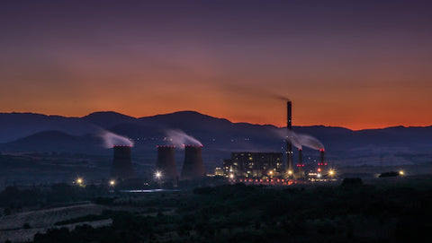 Planta geotérmica para generar energía renovable