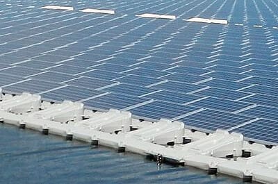 Schwimmende Solaranlage von Kyocera