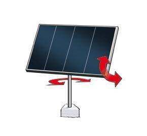 To-akset solar tracker - solar-tracking.com