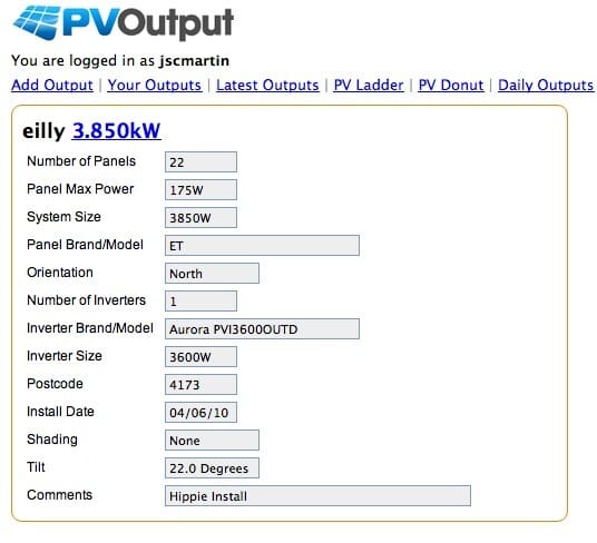 Systemdata for 'eilly'