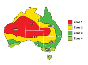 Solar-PV-REC-Zonen in Australien