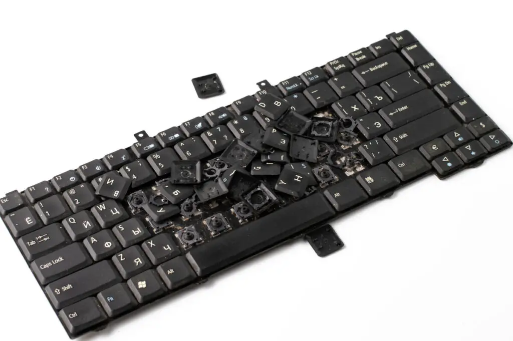 So entsorgen Sie eine alte Tastatur