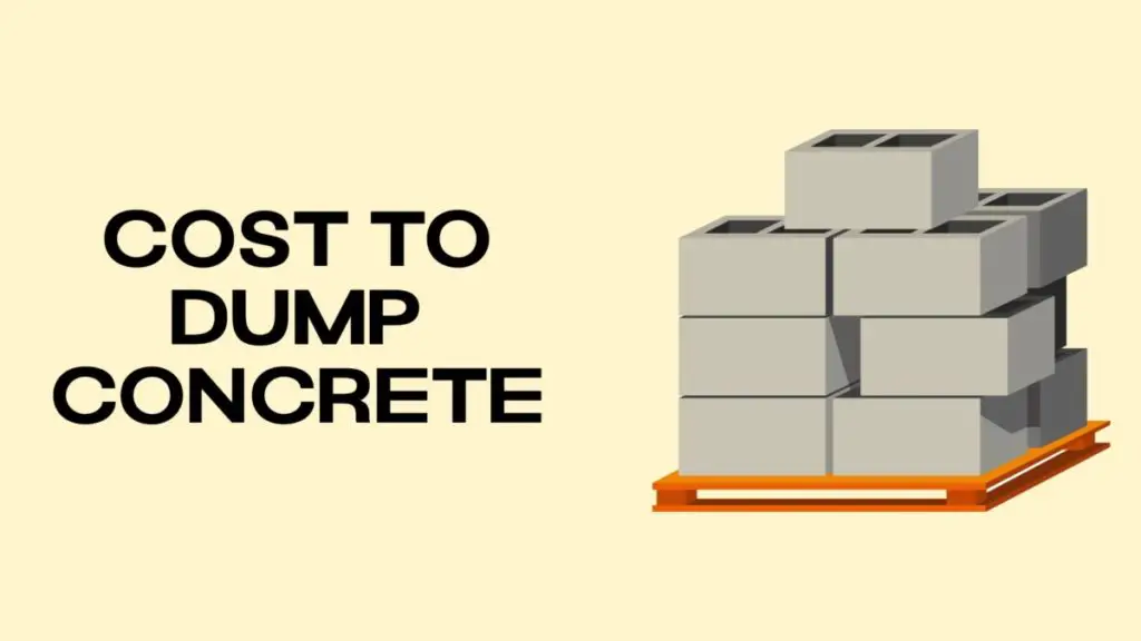 dump concrete