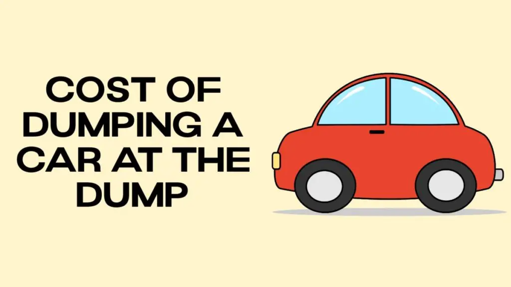 dumping a car