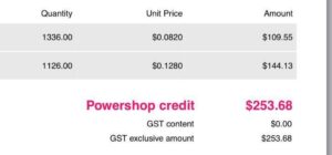 powershop solar credits