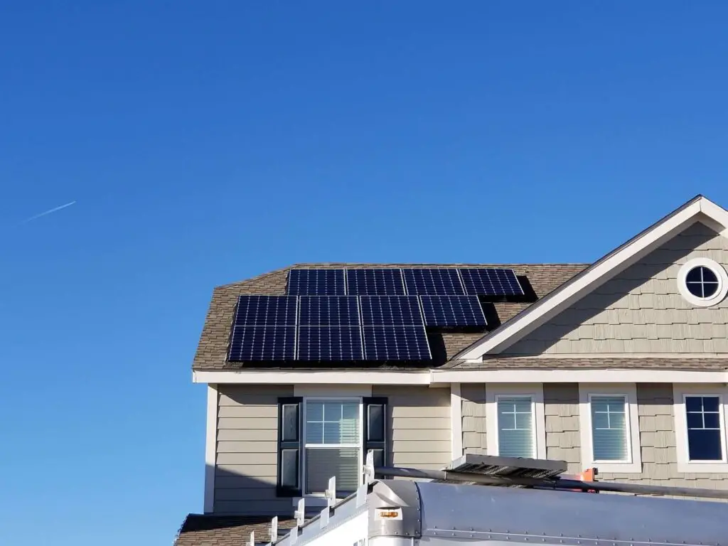 Solar Panels On House