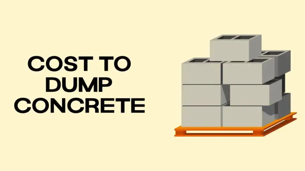 dump concrete