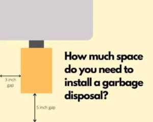 garbage disposal space