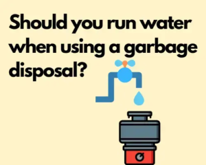 run water garbage disposal