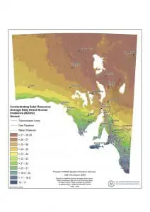 south australia solar irradiance resources