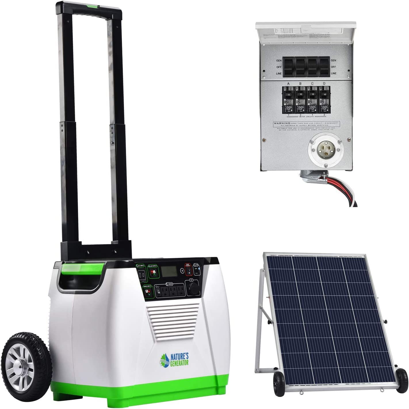 Solarni generator od 1800 W sa solarnim panelom i kompletom za prijenos energije